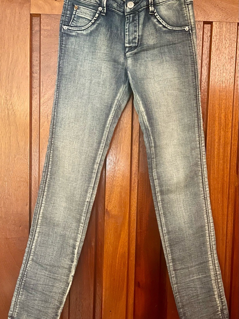 Hudson Girl’s Light Wash 5 Pocket Blue Jeans Sz 14